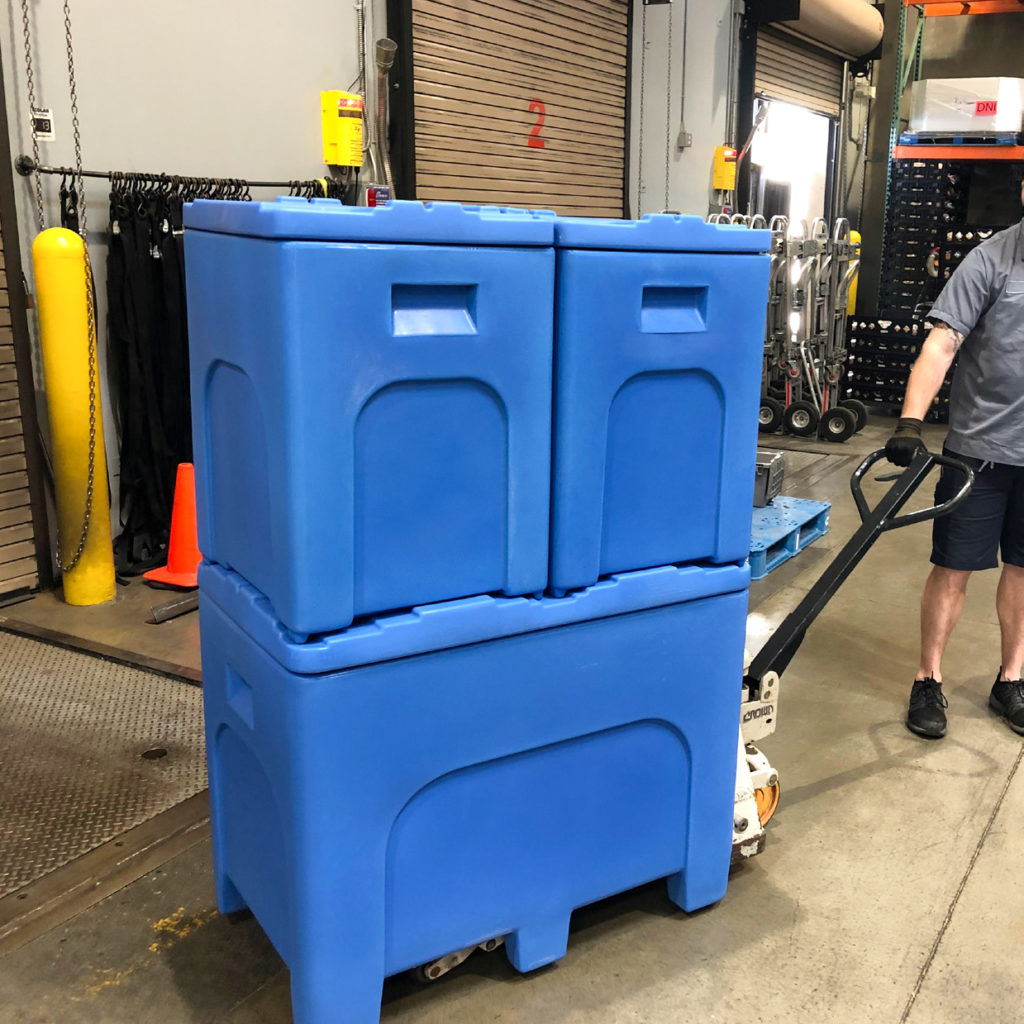 Insulated Bulk Containers In Stock Reusable Transport Packaging