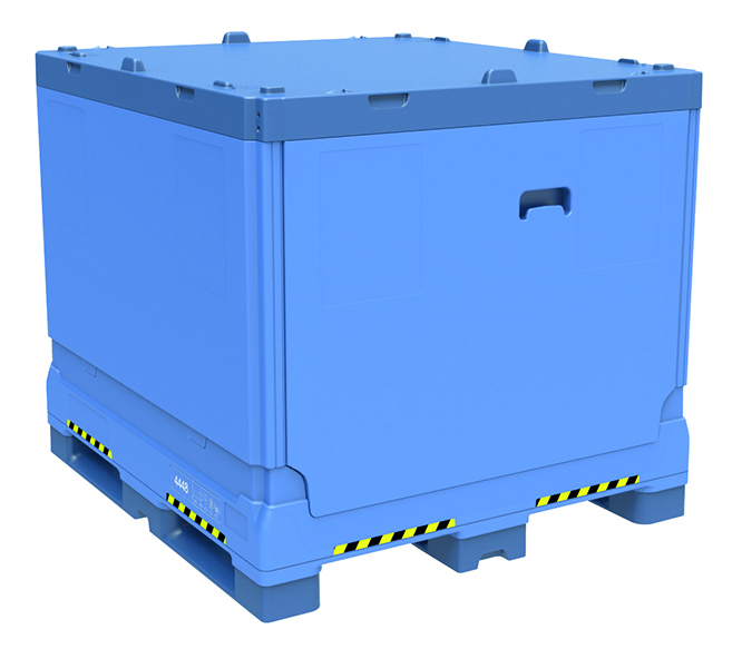 48 x 44 x 42 – 280 Gallon Collapsible Liquid Intermediate Bulk Container With Bottom Discharge