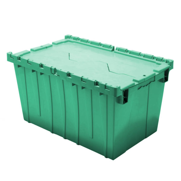 green attached lid tote in 27 inch