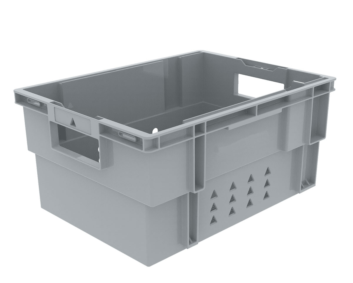 16 x 12 x 10 – Handheld Stack and Nest Shipping Container