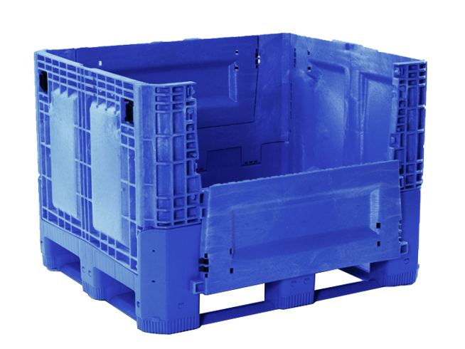 48 x 40 x 33 – Collapsible Bulk Container With Drop Doors