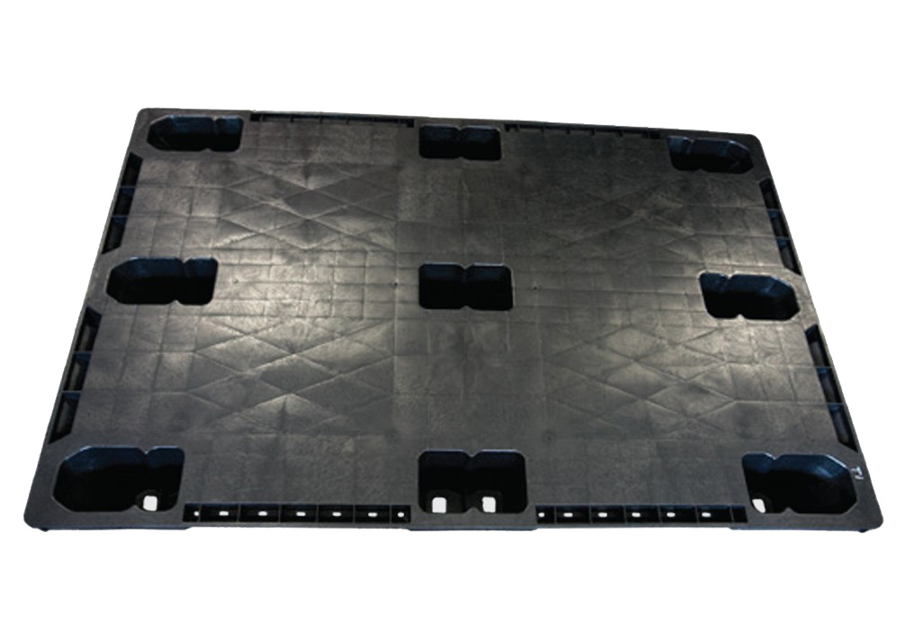 48 x 32 – One Way, Nestable Plastic Pallet – Closed Deck