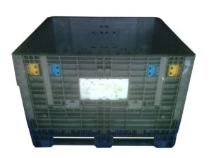 48 x 45 x 34 – Used Collapsible Bulk Container With Drop Doors