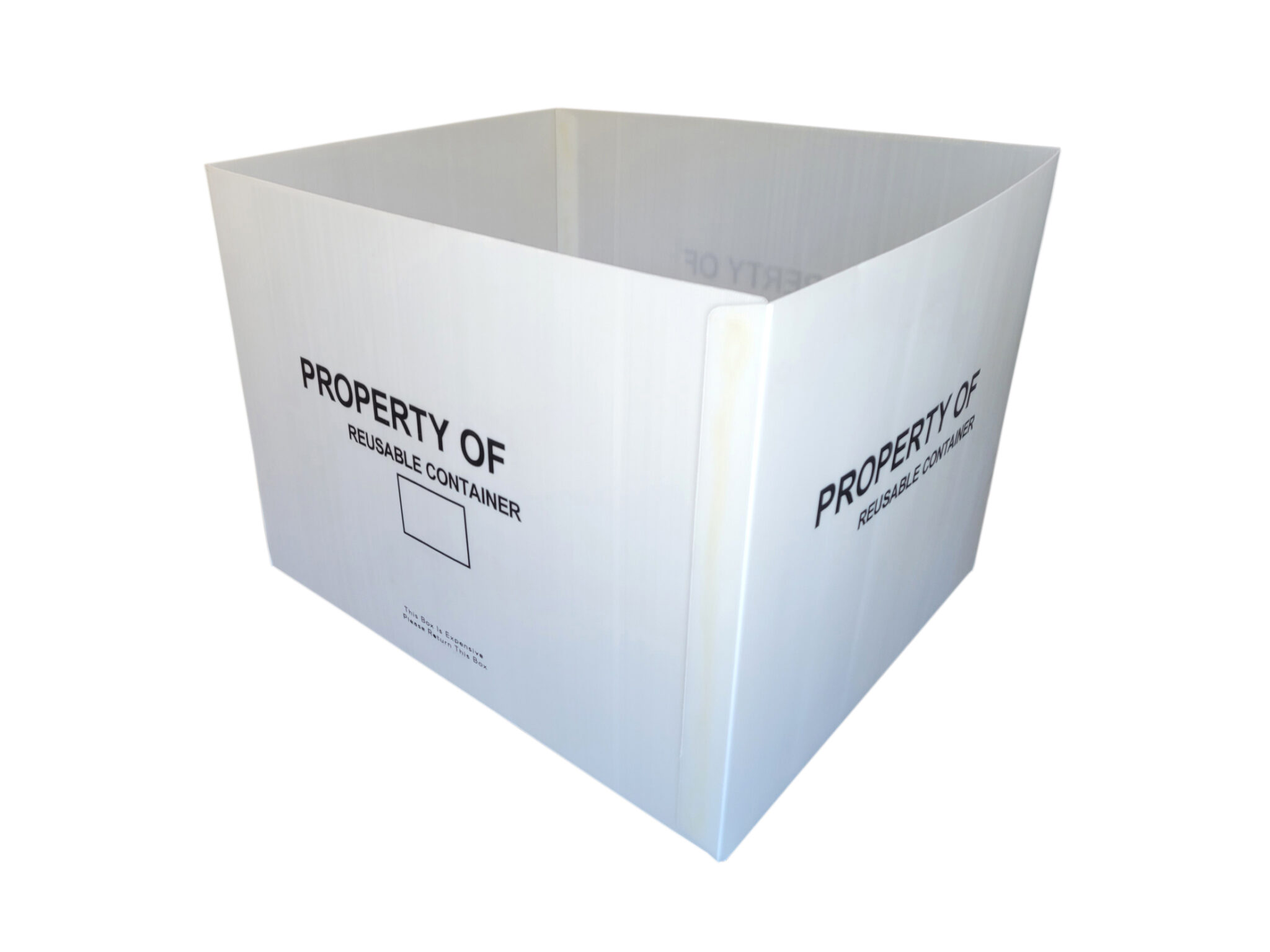 48 x 45 Plastic Gaylord Bulk Container Reusable Transport Packaging