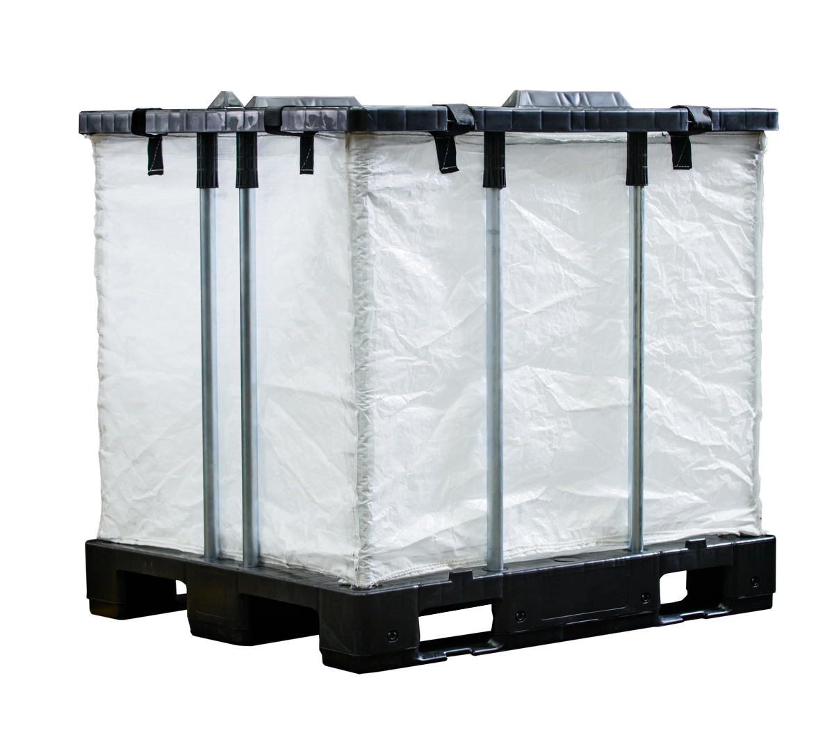 40 x 48 x 43 Heavy Duty Bulk Bag in Cage Reusable Transport Packaging
