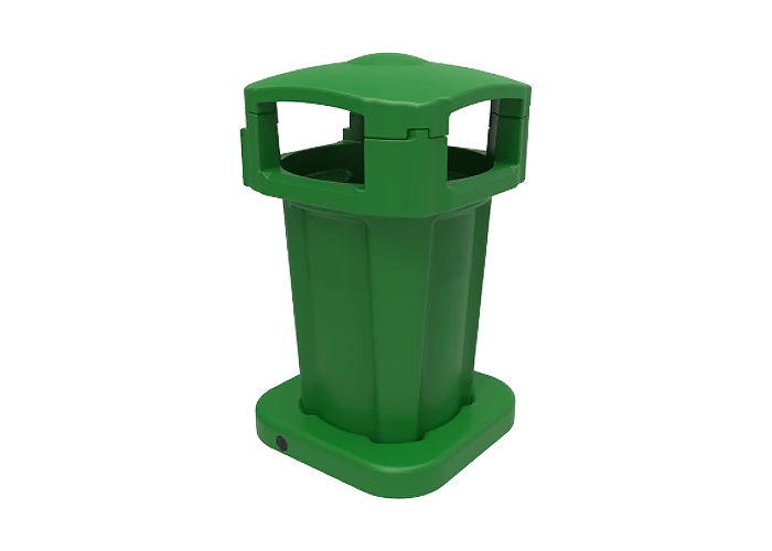 29 x 29 x 48 – Public Litter Container – 60 Gallon