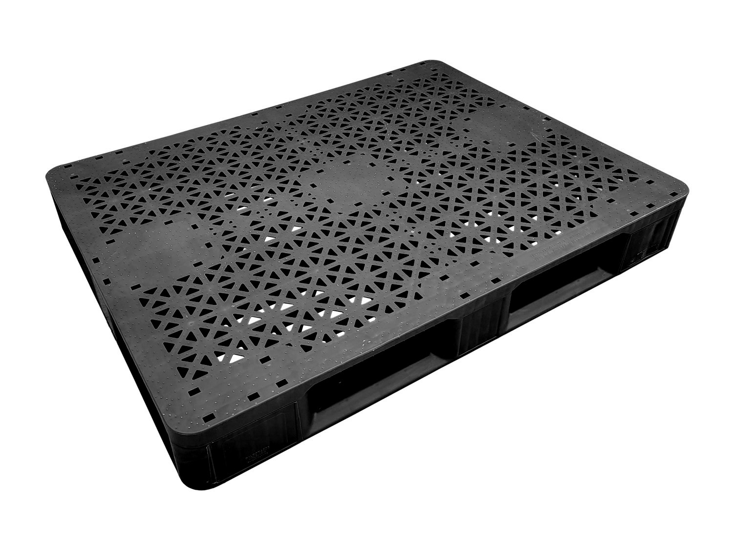 48 x 36 – Rackable Plastic Pallet – Open Deck, 6 Runners