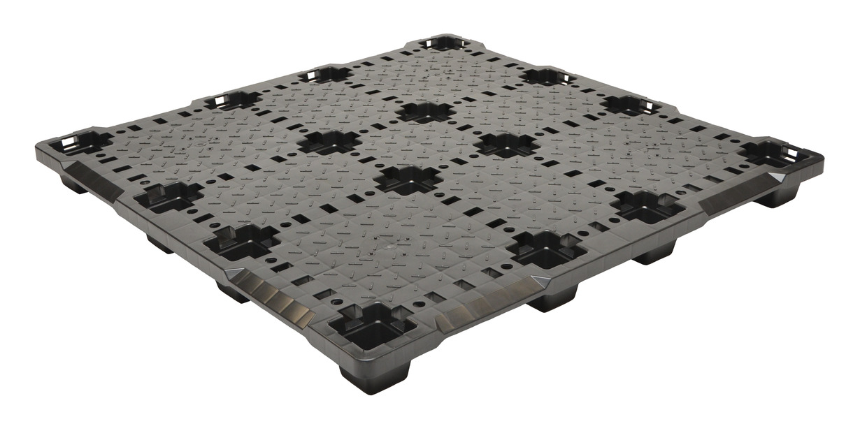 45 x 45 – Nestable Plastic Pallet – Closed Deck
