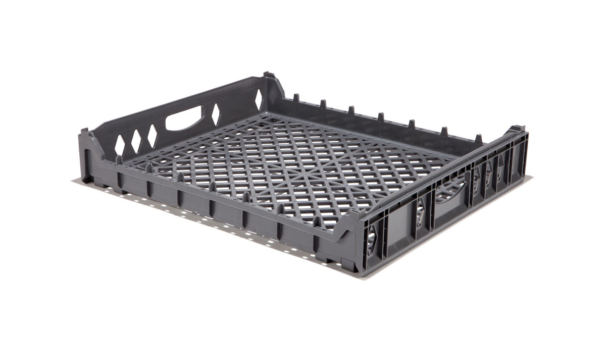 26 x 22 x 4 Handheld Bread Tray Reusable Transport Packaging