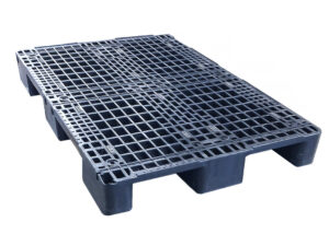 48 x 32 - Used Stackable Plastic Pallets - 9 Feet, Open Deck