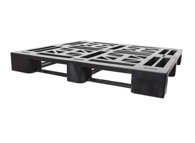 48 x 45 – Plastic Drum Pallet – Open Deck, 6 Runners
