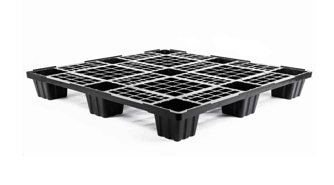 45 x 45 – Nestable Plastic Pallet – Open Deck, 9 Feet