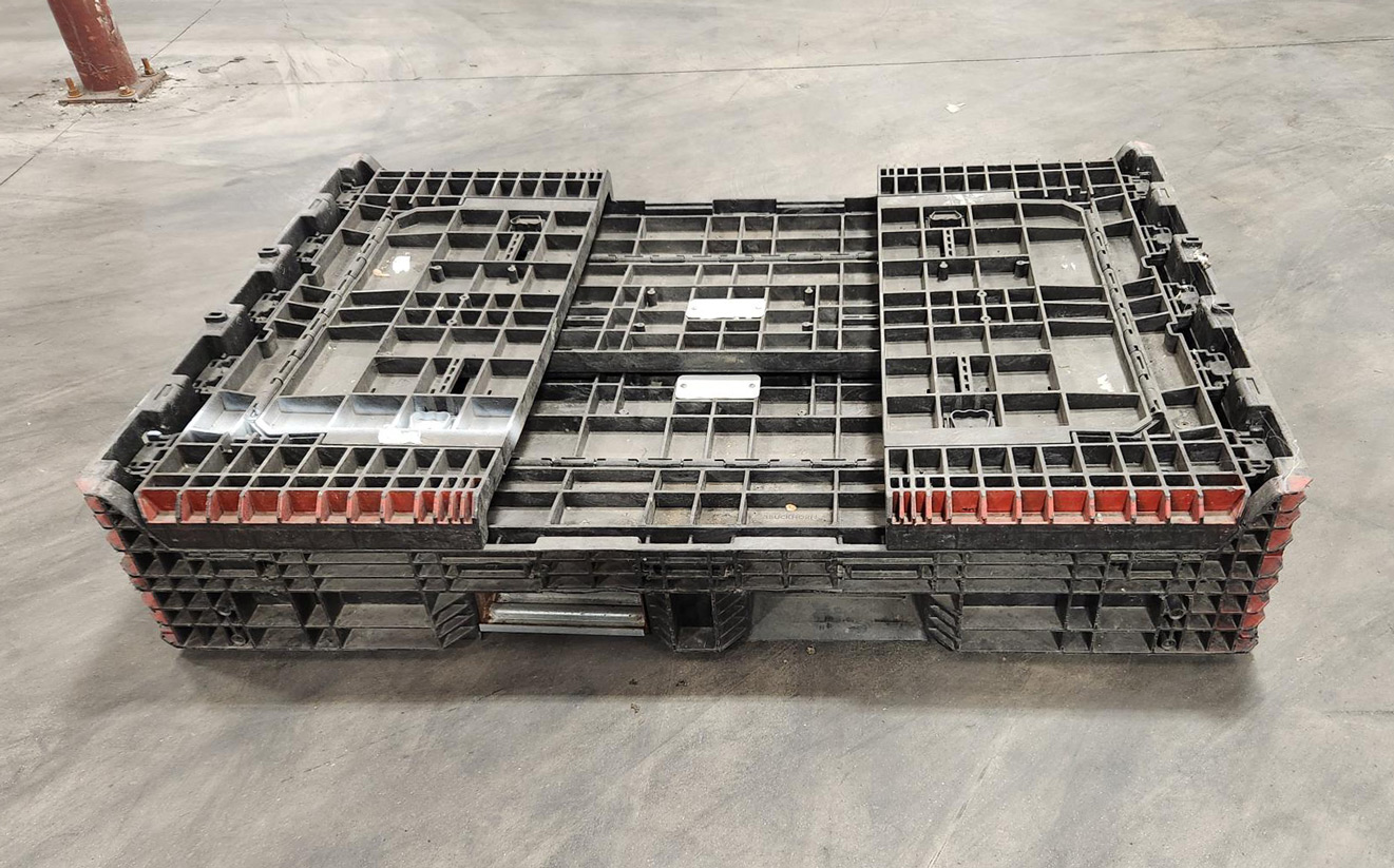70 x 48 x 34 - Used Collapsible Plastic Bulk Containers - Image 4