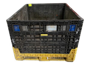 62 x 48 x 34 - Used Collapsible Bulk Containers - 4 Drop Doors