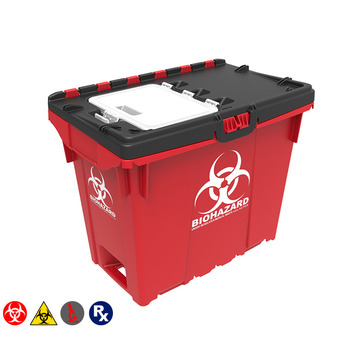 20 x 13 x 16 – Medical Waste Container – 10 Gallon