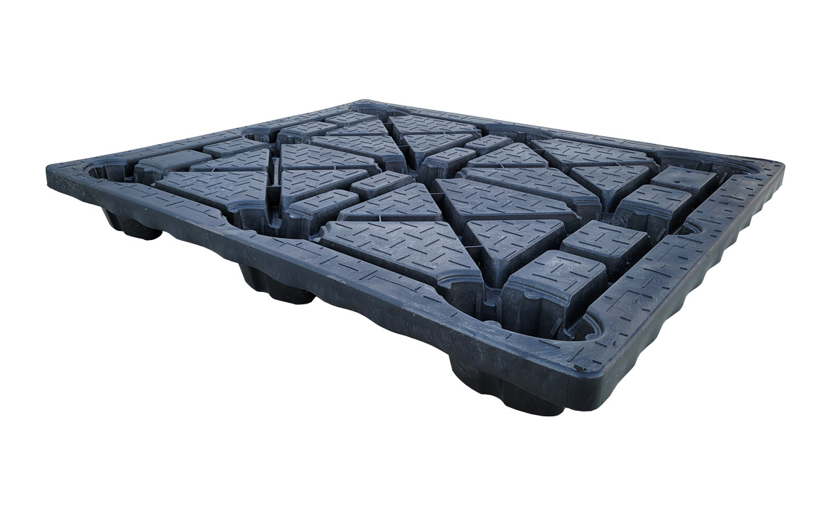 48 x 40 – Nestable Plastic Pallet – Closed Deck