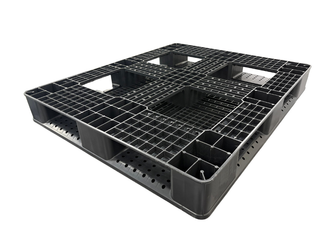 48 x 40 – Rackable Plastic Pallets – Heavy Duty, 6 Runners - Image 2