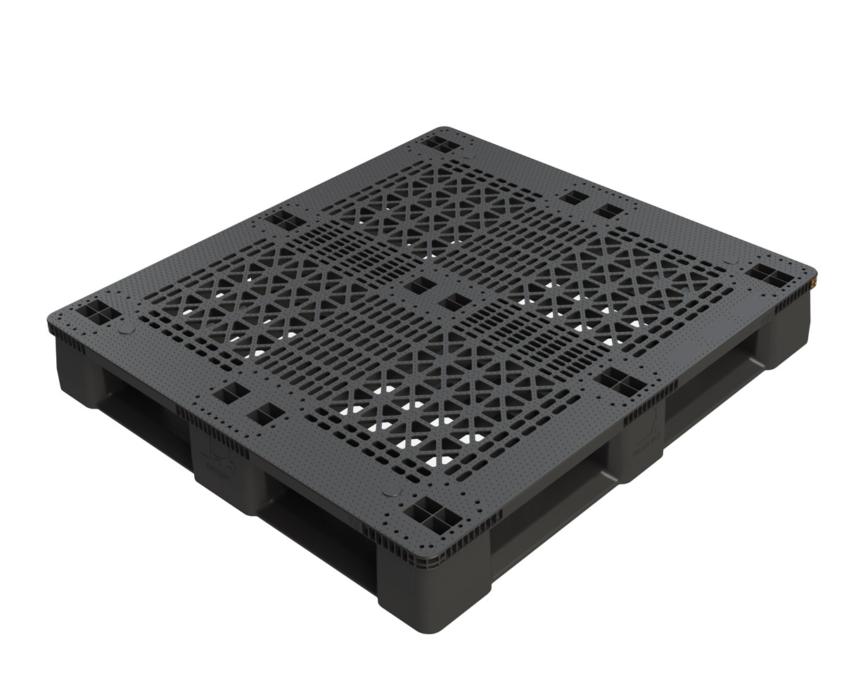 41 x 37 – Rackable Plastic Pallet – Open Deck