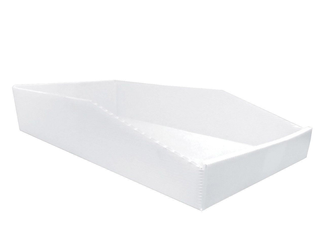 24 x 12 x 05 – Corrugated Plastic Hopper Bin