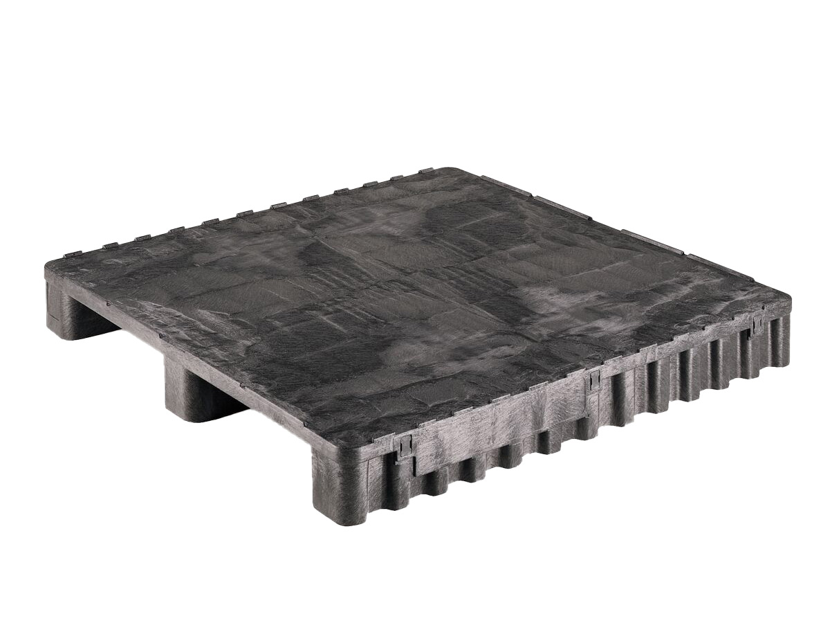 40 x 40 – Stackable Plastic Dairy Pallet – 3 Runners